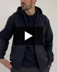 ビッグシルエットロゴ ジップパーカ