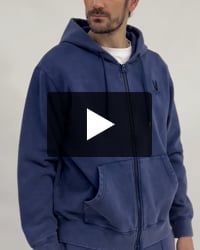 ヴィンテージライク スウェット ジップパーカ