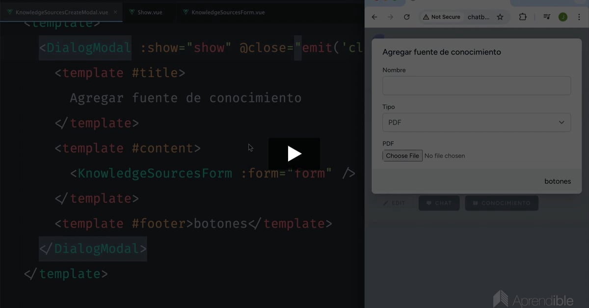 25. Formulario para crear fuentes de conocimientos - Parte 2