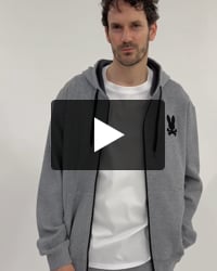 ニットライク ハニカムウェーブ ジップパーカ