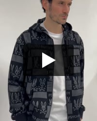 ジャガードセットアップ ジップパーカ