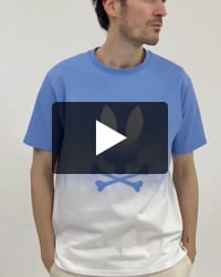 グラデーション シルエットバニー Tシャツ