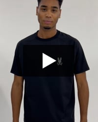 ラバーバックロゴラグランスリーブTシャツ