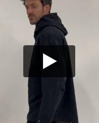 ロゴエンボス ショートモッズコート