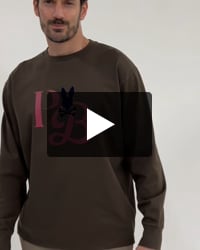 ロングスリーブ クロスオーバーロゴTシャツ