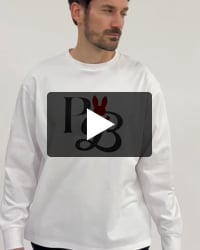 ロングスリーブ クロスオーバーロゴTシャツ