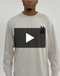 ロングスリーブモザイクステッチバニーTシャツ