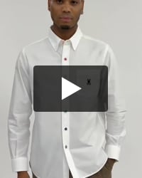 マルチカラーボタン オックスフォードシャツ