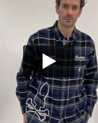 ヴィンテージチェーンステッチ スラブチェックシャツ