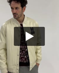 シープレザー バーシティジャケット