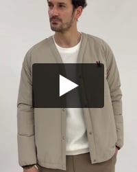 パッファーカーディガンジャケット