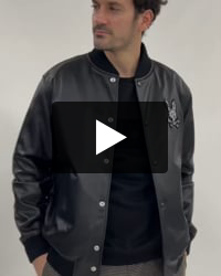 シープレザー バーシティジャケット