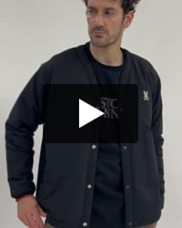 パッファーカーディガンジャケット