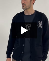 ブークレ アニマルバニーワッペン カーディガン