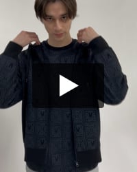 ジオメトリックPBモノグラムパーカ