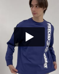 コミックアートグラフィック ロングスリーブTシャツ