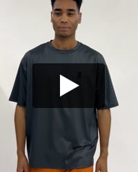 ファインメッシュ リラックスワンポイントロゴTシャツ