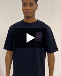 ポップアートバックプリントTシャツ