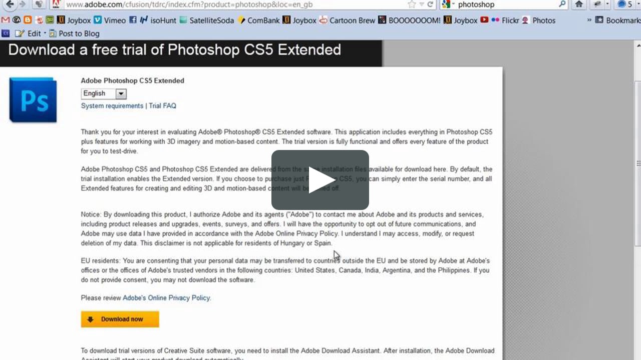 adobe photoshop cs5 extended trial serial