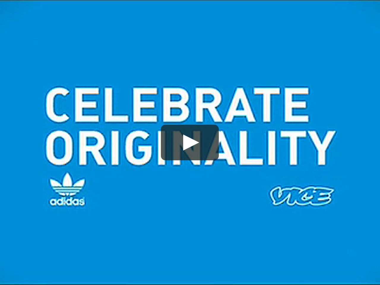 Araña Esperar algo mezcla Adidas - Celebrate Originality on Vimeo