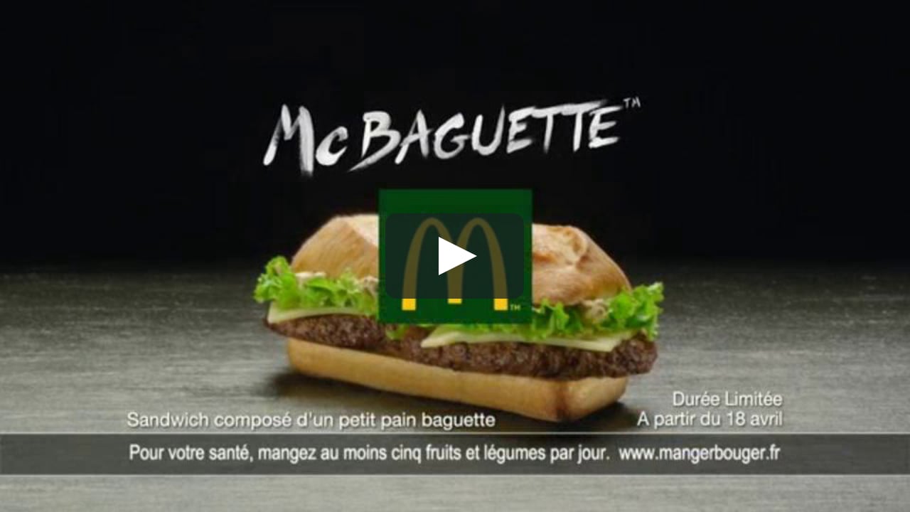 McDonald's McBaguette on Vimeo
