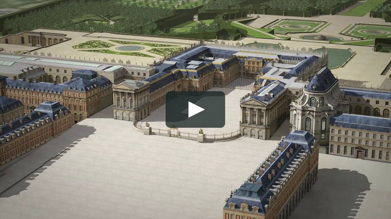 Версаль видео. Версаль дворец Франция план. Версальский дворец план дворца. Версальский дворец охотничий замок.