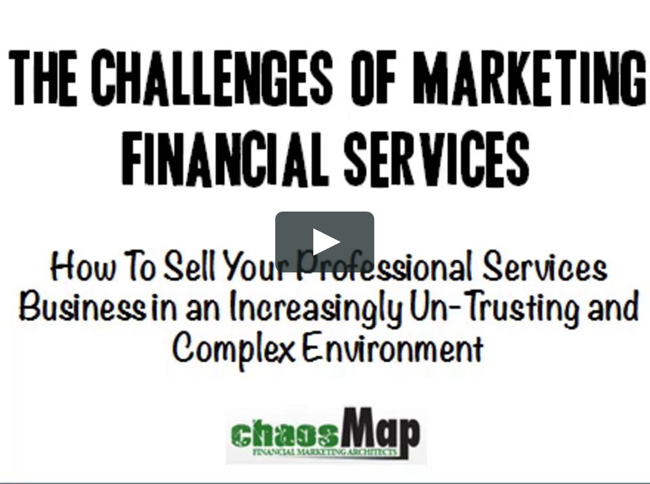 How To Sell Your Financial Services Business On Vimeo