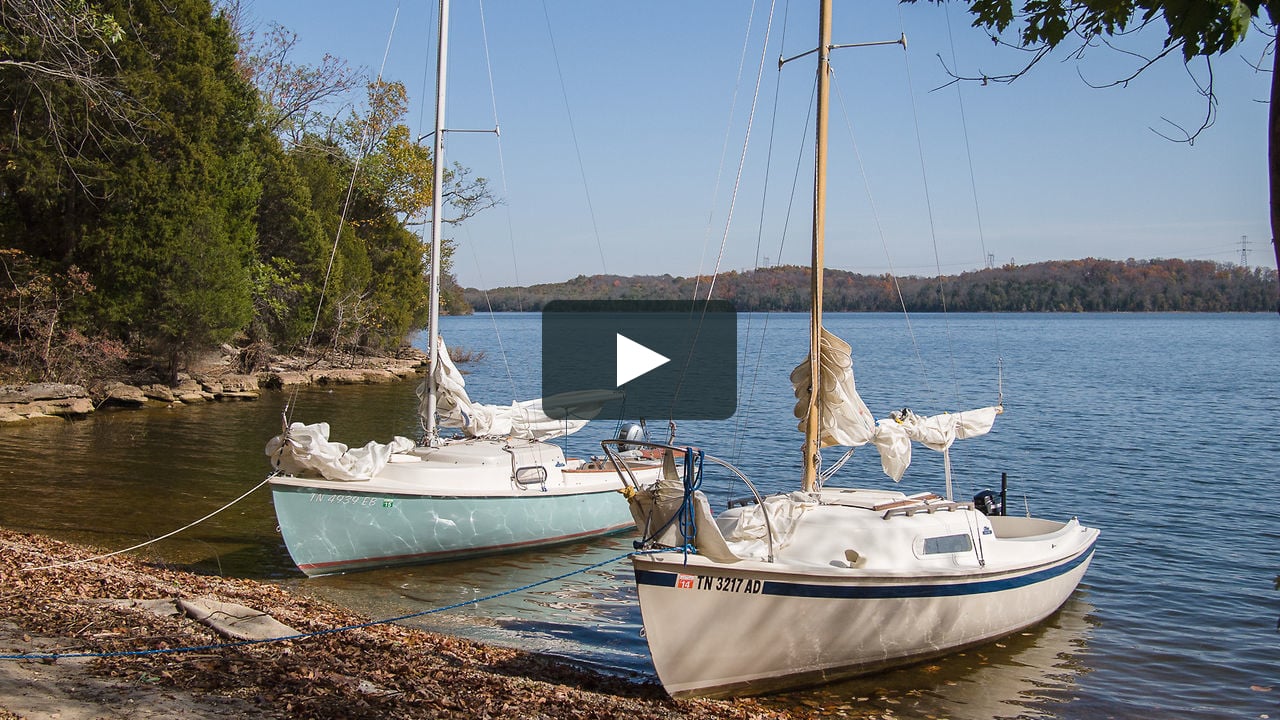 A Video/Still Image Collage of Mariner Sailboats Sailing Percy Priest Lake ...