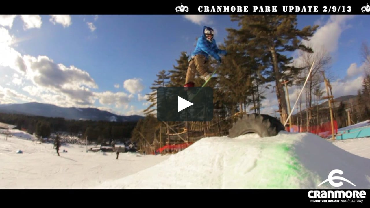 Cranmore Mountain Resort Terrain Park Update Feb. 9th 2013 on Vimeo
