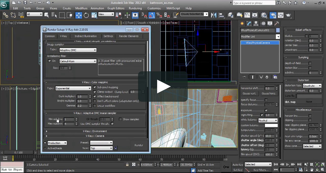 dictator gokken strand Creating a bathroom in 3ds max - part 25 of 26 on Vimeo