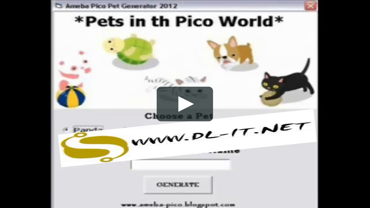 Ameba Pico Pet Certified Cheat Generator On Vimeo Ameba Pico Pet Certified Cheat Generator On Vimeo