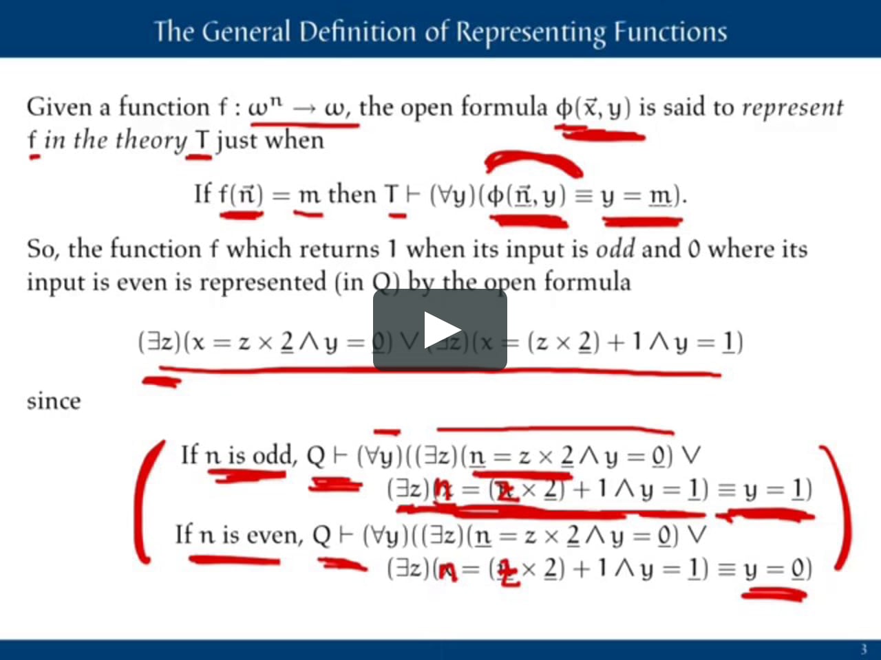 Advanced Logic 9 3 Representing Functions And Sets On Vimeo