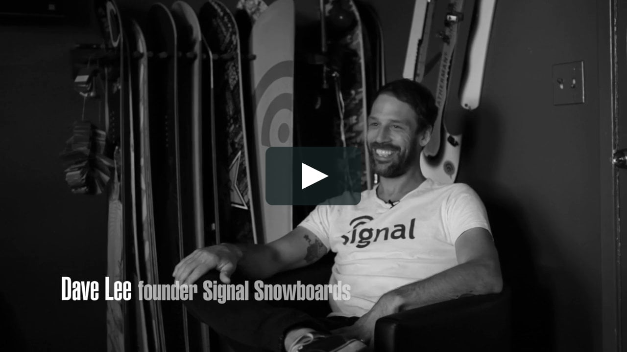Dave Lee Signal Snowboards on Vimeo