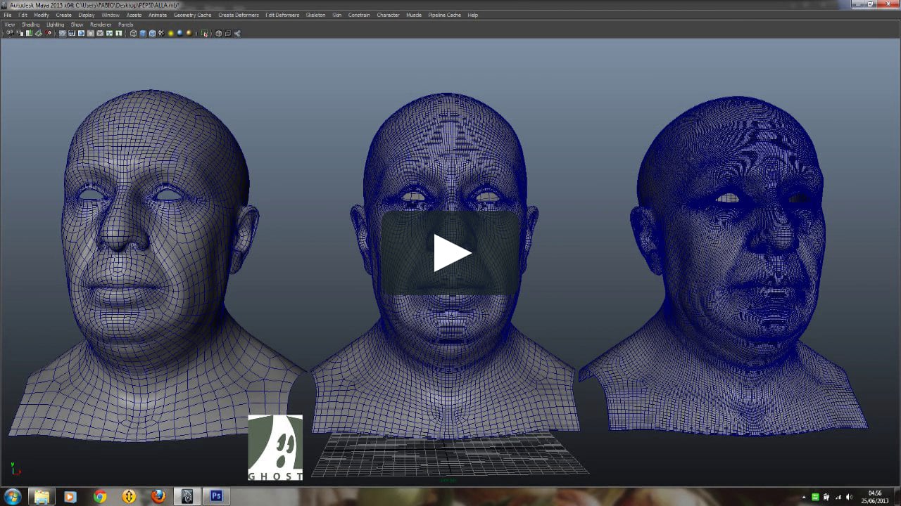 GHOST VFX Making Of FUAD DEMO HYPER REAL FACIAL RIGGING.