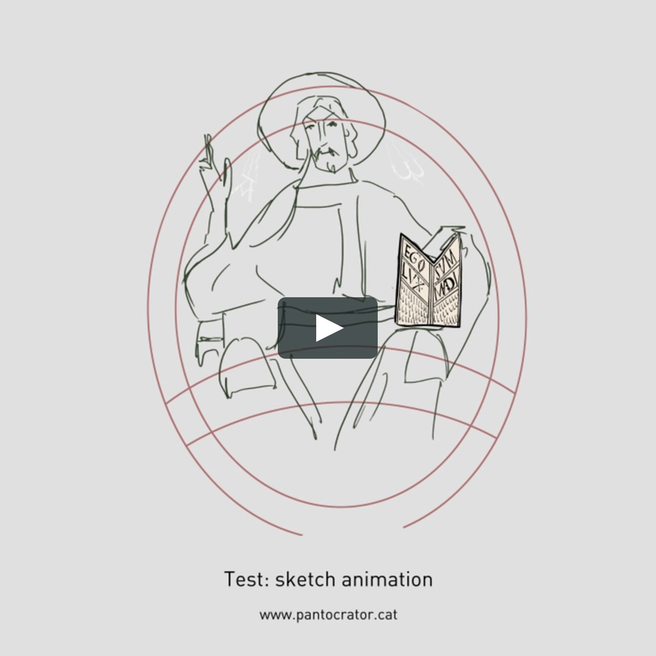 Test: sketch animation - Mapping Sant Climent de Taüll on Vimeo