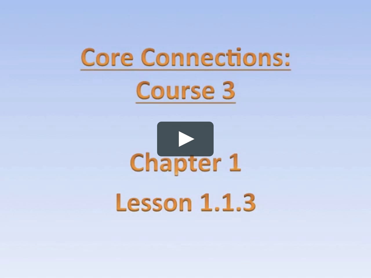 Cc3 1 1 3 On Vimeo