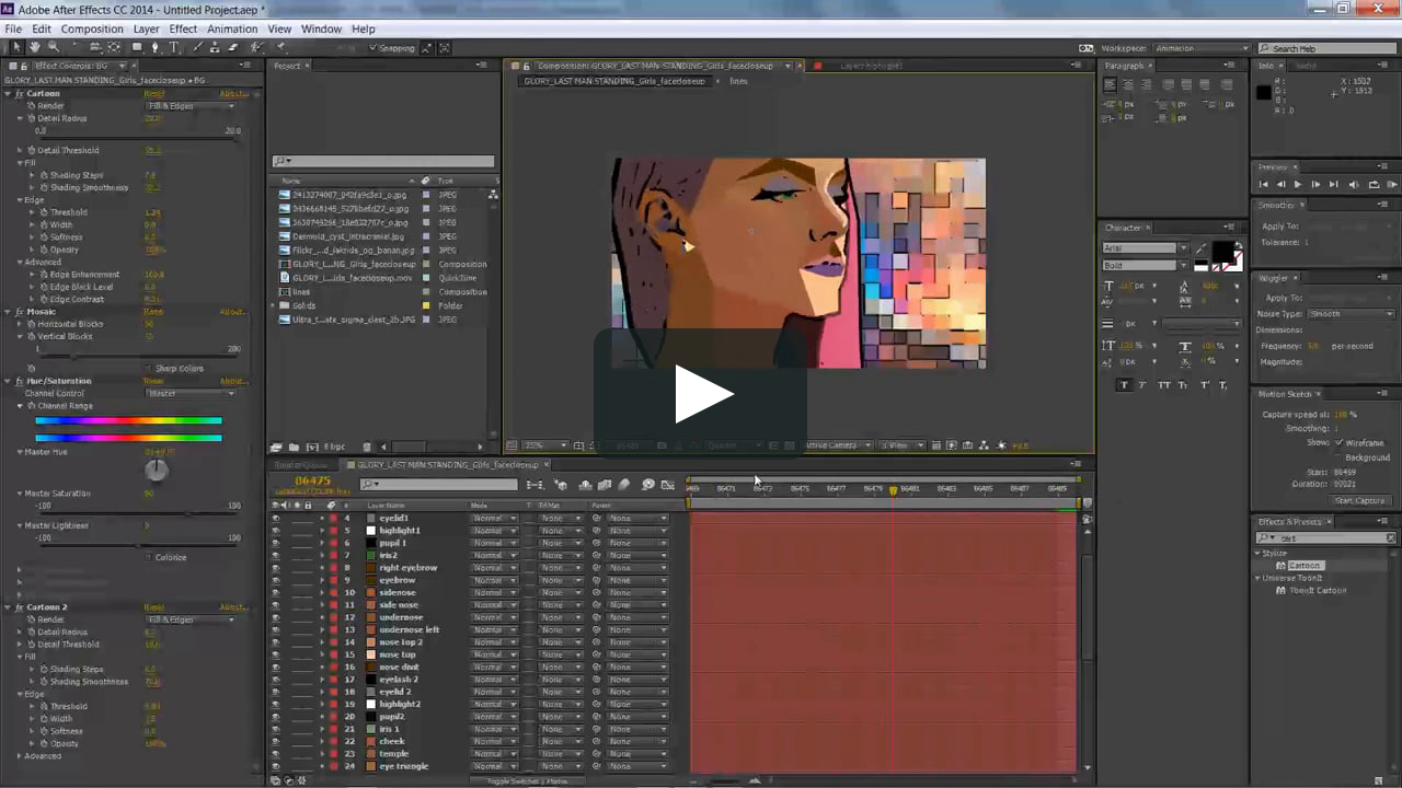Tutorial: Animated Cartoon Roto Shapes with mocha and After Effects on Vimeo