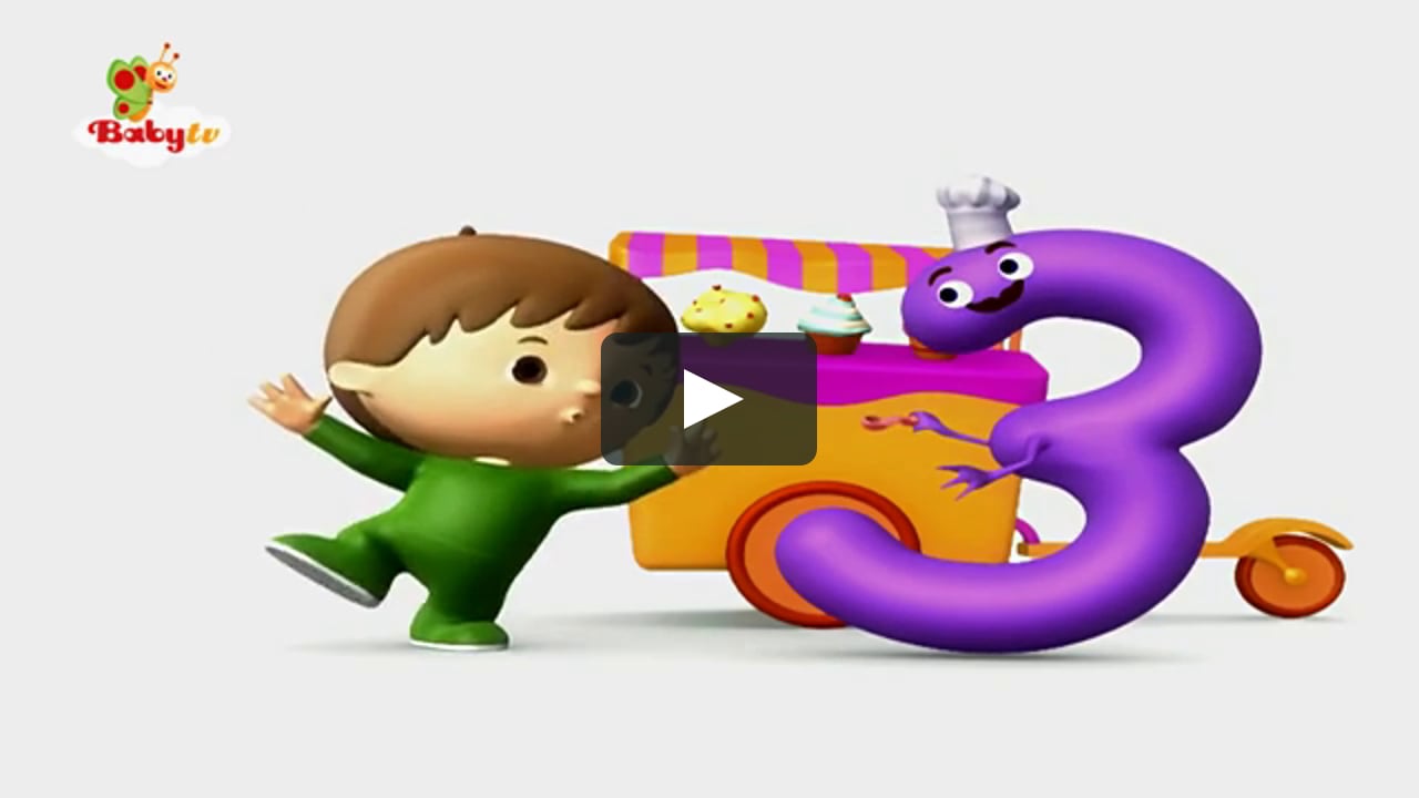 Counting with Charlie The Numbers - Charlie meets Number 3 - BabyTV on Vimeo
