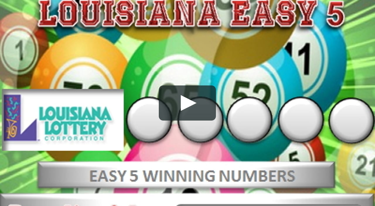 Louisiana Easy 5 22 November 2014 La Lottery Louisiana Lottery on