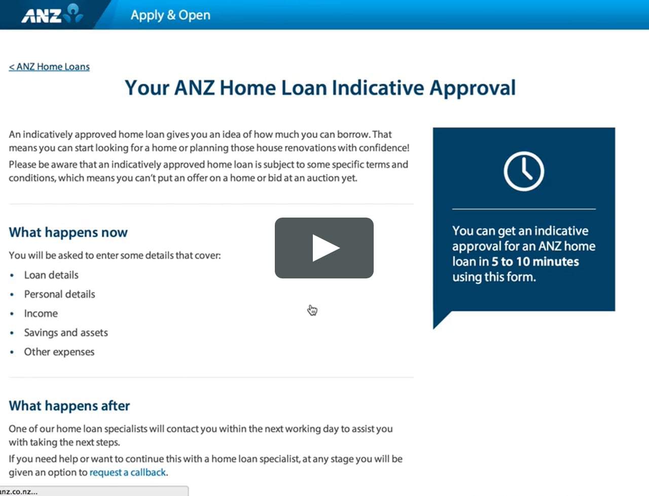 Anz Home Loan Pre Approval Form On Vimeo Anz Home Loan Pre Approval Form On Vimeo