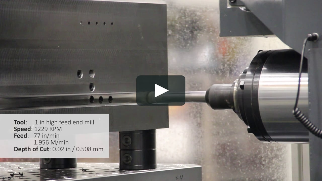 1 in High Feed End Mill | USC-M38 on Vimeo