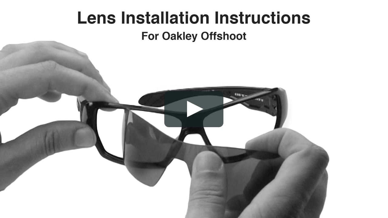 Oakley Offshoot Lens Replacement & Installation Instructions // Revant  Optics on Vimeo