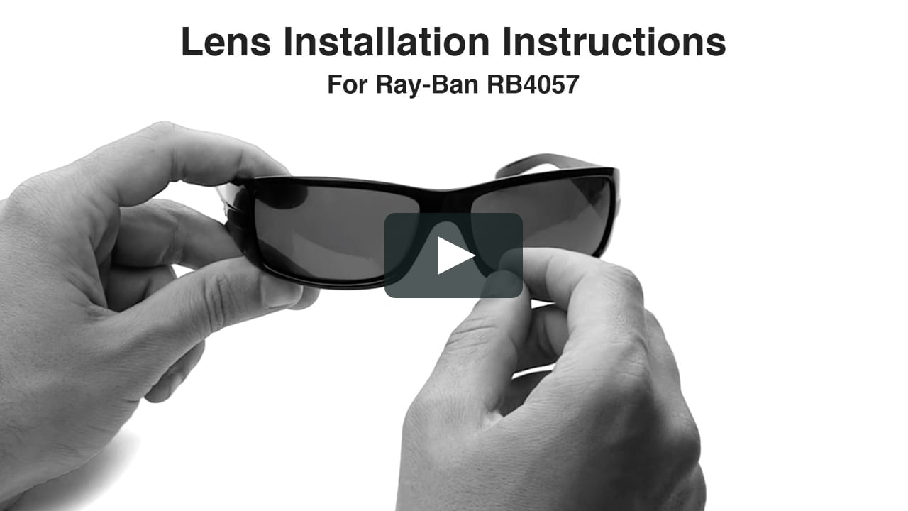 Ray-Ban RB4057 Lens Replacement & Installation Instructions // Revant  Optics on Vimeo