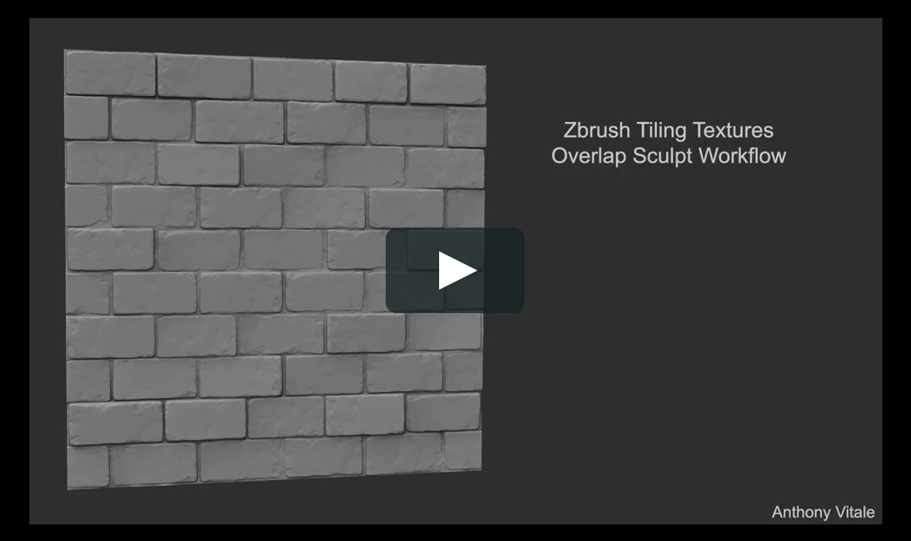 overlapping texture zbrush