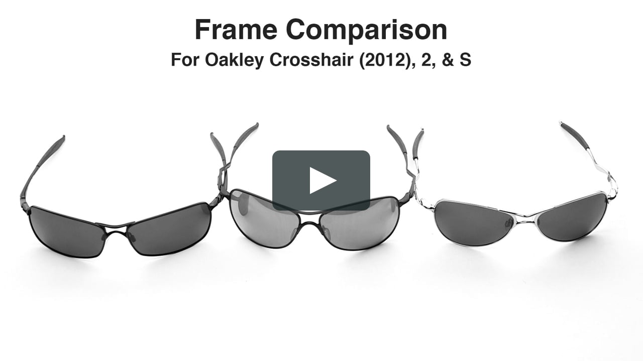 Oakley Crosshair Frame Comparison // Revant Optics on Vimeo