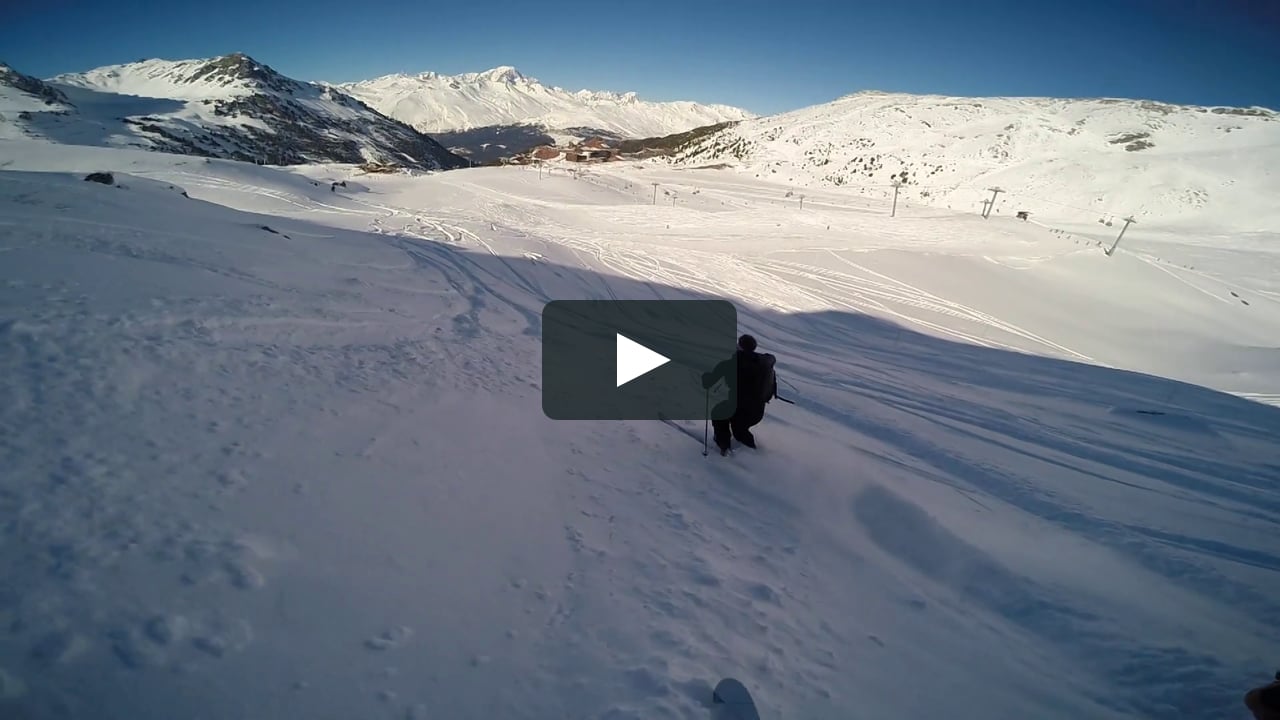 Ski Off-Pistes Les Arcs -  March 2015