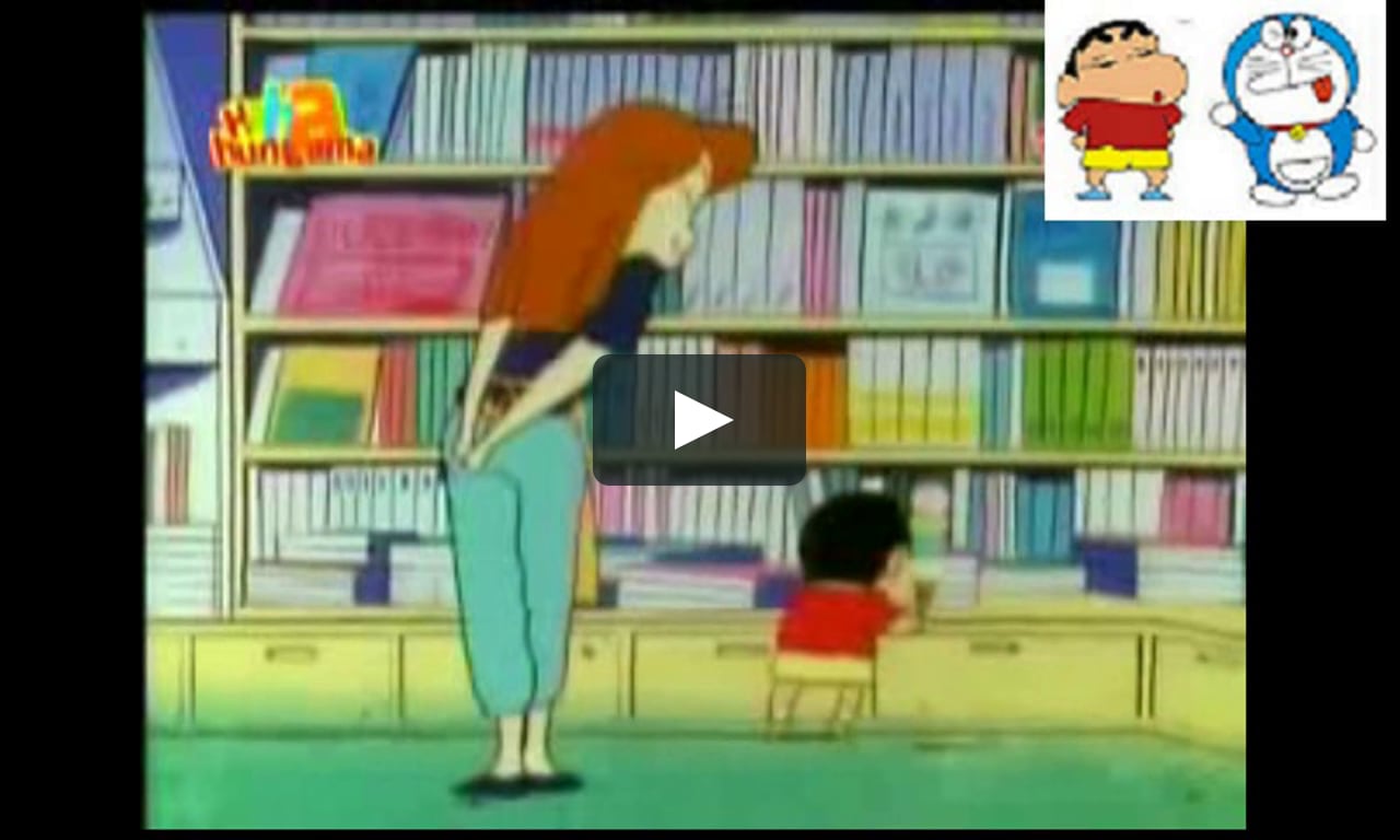shin chan in hindi new episode on {Hungama tv} aaj Library me maza aaya on  Vimeo