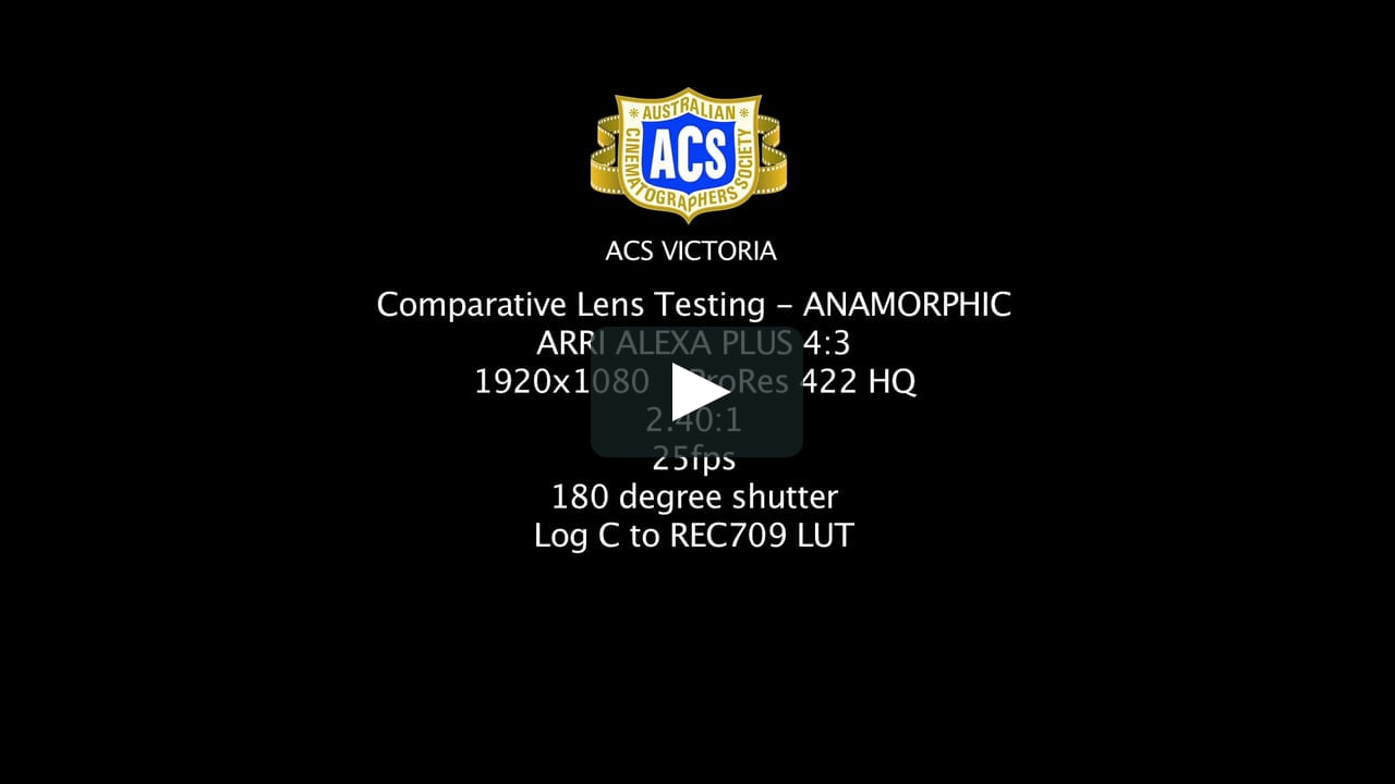 Stubborn abstract flame Anamorphic Lenses Comparison - ACS Victoria in Anamorphic optics on Vimeo