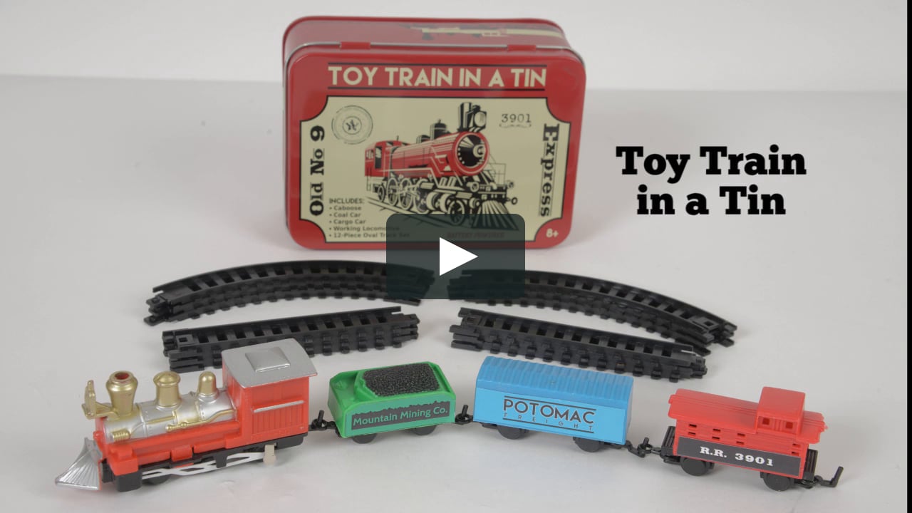 Funtime Train in a Tin Toy 