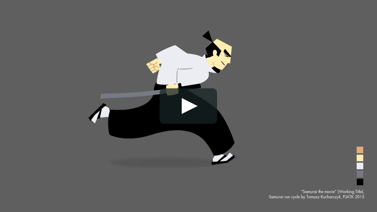 The Samurai - Run Cycle | Pjatk On Vimeo